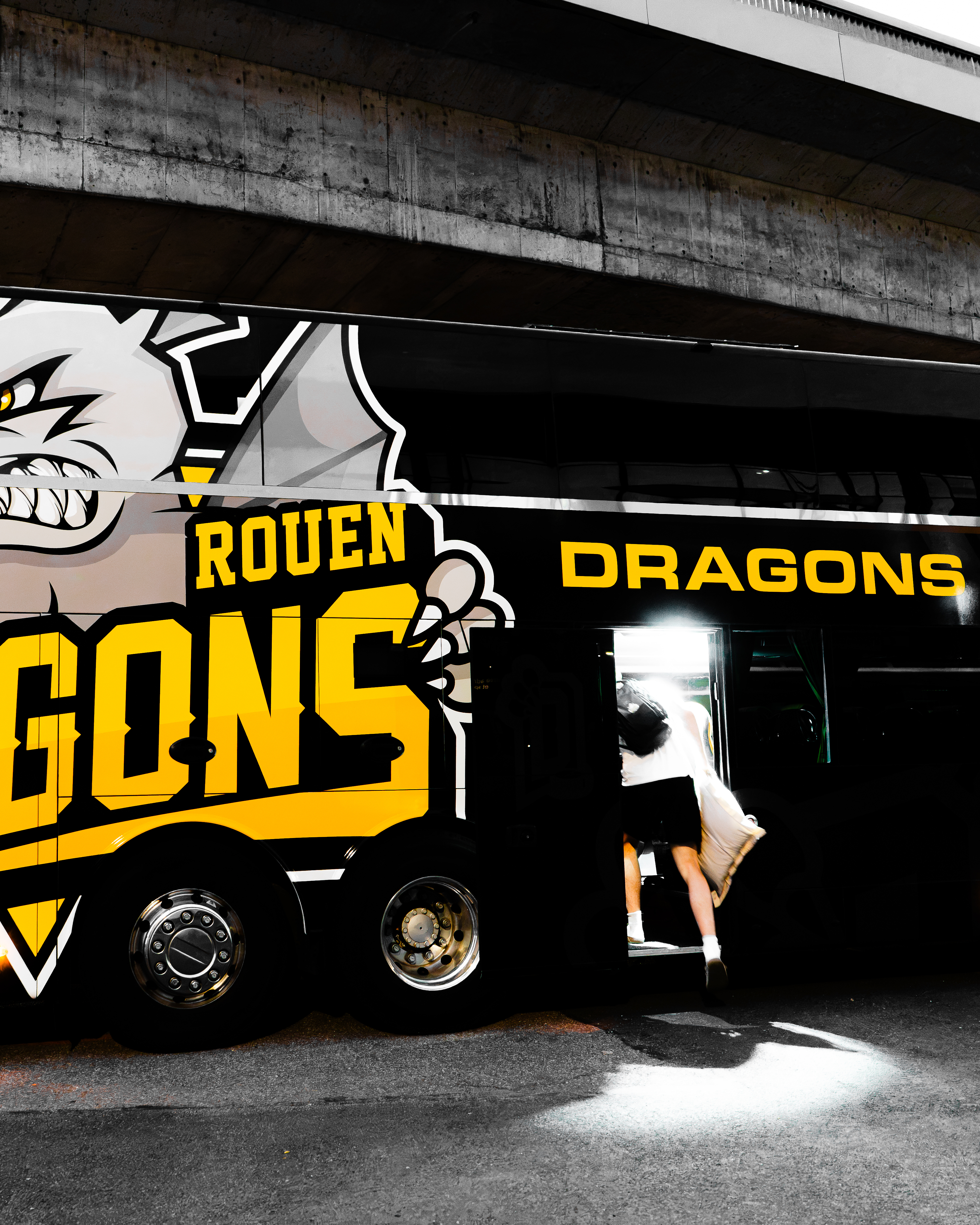 Bus des Dragons de Rouen réalisé 6